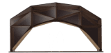 wooden tent structure